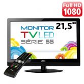 Monitor AOC 21,5 LED T2255we Full HD  HDMI USB Multimídia